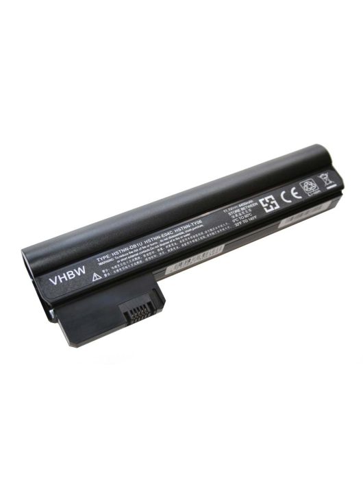 Notebook akkumulátor  HP H6 07762-001, 607763-001, HSTNN-DB1U - 4400 mAh 11,1 V Li-Ion, fekete