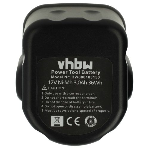 VHBW Elektrowerkzeug Akku für DeWalt DC9071 - 3000 mAh, 12 V, NiMH