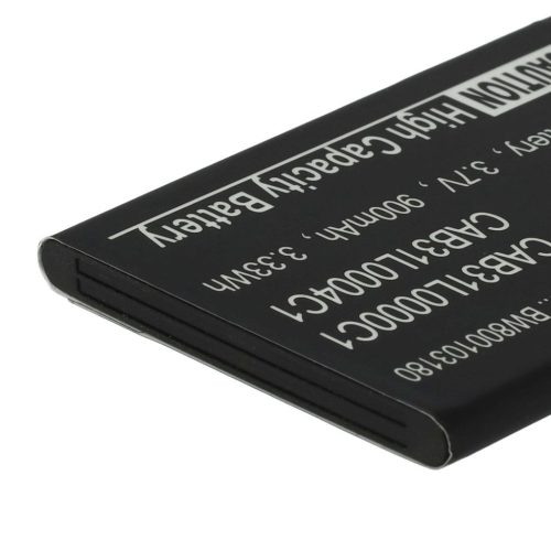 VHBW Mobile Phone Battery for Alcatel CAB31L0000C2, CAB31L0000C1, CAB31L0001C1 - 900 mAh 3.7 V Li-Ion