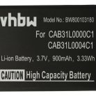 VHBW Mobile Phone Battery for Alcatel CAB31L0000C2, CAB31L0000C1, CAB31L0001C1 - 900 mAh 3.7 V Li-Ion