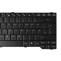   VHBW Keyboard for Fujitsu Siemens 10600968055, 90.4J007.00G, 71GF50072-10 notebook - black QWERTZ