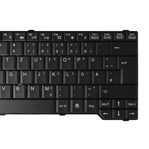 billentyűzet Fujitsu Siemens 10600968055, 90.4J007.00G, 71GF50072-10 notebookot - fekete QWERTZ