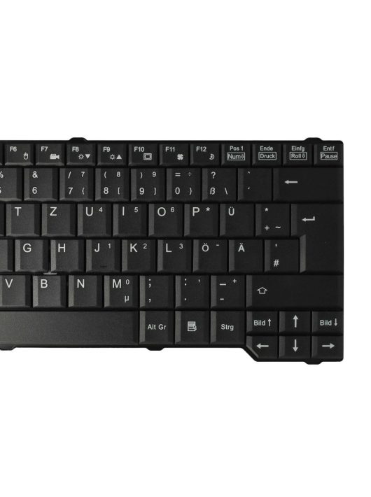 billentyűzet  Fujitsu Siemens 10600968055, 90.4J007.00G, 71GF50072-10 notebookot - fekete QWERTZ