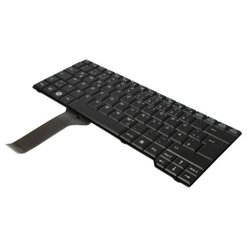 VHBW Keyboard for Fujitsu Siemens 10600968055, 90.4J007.00G, 71GF50072-10 notebook - black QWERTZ