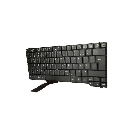 VHBW Keyboard for Fujitsu Siemens 10600968055, 90.4J007.00G, 71GF50072-10 notebook - black QWERTZ