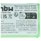 VHBW Dog Trainer Battery BP-15RT, BP15RT - 700 mAh 7.2 V NiMH