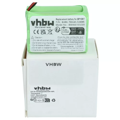 VHBW Dog Trainer Battery BP-15RT, BP15RT - 700 mAh 7.2 V NiMH