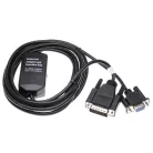 VHBW Siemens Simatic S5 100U RS-232 Programmer Cable - CPU 100, PC Adapter, 300 cm, Black