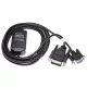VHBW Siemens Simatic S5 100U RS-232 Programmer Cable - CPU 100, PC Adapter, 300 cm, Black