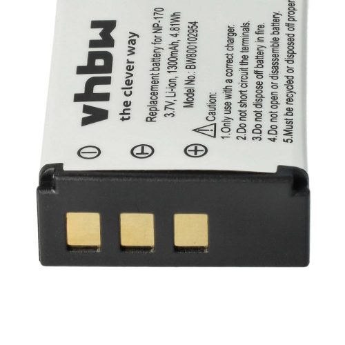 VHBW Fujifilm NP-85 battery - 1300 mAh, 3.7 V, Li-Ion