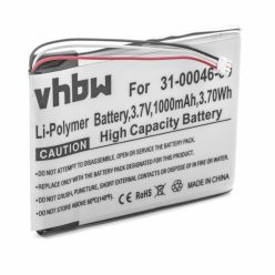   VHBW GPS Akku 361-00046-00, 361-00046-07 - 1000 mAh 3,7 V Li-Polymer