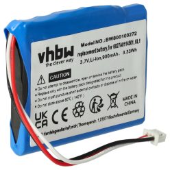 VHBW GPS Akku 6027A0114501, KL1 - 900 mAh 3,7 V Li-Ion