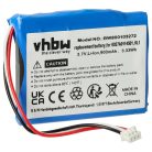 VHBW GPS Akku 6027A0114501, KL1 - 900 mAh 3,7 V Li-Ion