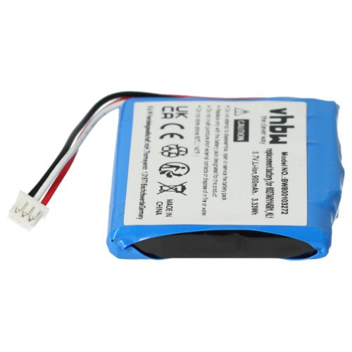 VHBW GPS Akku 6027A0114501, KL1 - 900 mAh 3,7 V Li-Ion
