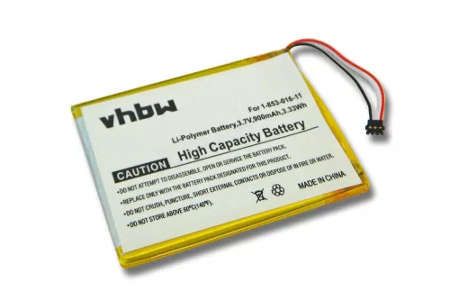 VHBW E-Book Akku 1-853-016-11, LIS1459MHPC9SY6 - 900 mAh 3,7 V Li-Polymer