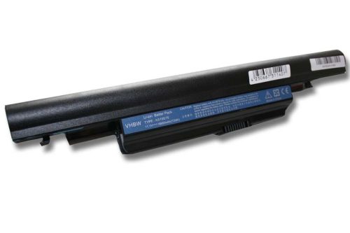 Notebook akkumulátor  Acer AK.006BT.082, AS01B41, 934T2085F - 6600 mAh 11,1 V Li-Ion, fekete