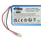 VHBW GPS Battery Navigon 541384120003, GTC3601101PO39120, 5411384120002, GTC39110BL08554 - 1000 mAh 3.7 V Li-Ion