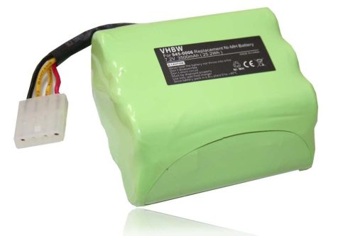 Akkumulátor Neato 945-0005, 945-0006, 205-0001, 945-0024 típusokhoz - 3500 mAh, 7,2 V, NiMH