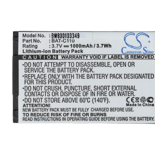 VHBW Senior mobile phone battery for Emporia BAT-C110 - 1000 mAh 3.7 V Li-Ion - Smartphone battery