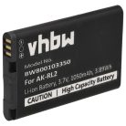 VHBW Senior Mobile Phone Battery for Emporia AK-RL2 - 1050 mAh 3.7 V Li-Ion - Smartphone Battery