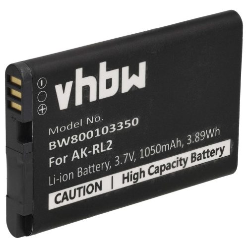 VHBW Senior Mobile Phone Battery for Emporia AK-RL2 - 1050 mAh 3.7 V Li-Ion - Smartphone Battery