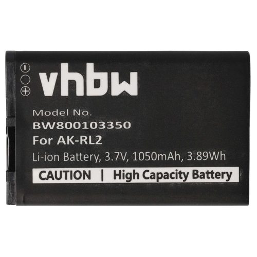 VHBW Senior Mobile Phone Battery for Emporia AK-RL2 - 1050 mAh 3.7 V Li-Ion - Smartphone Battery