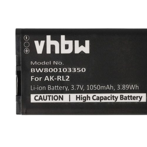 VHBW Senior Mobile Phone Battery for Emporia AK-RL2 - 1050 mAh 3.7 V Li-Ion - Smartphone Battery