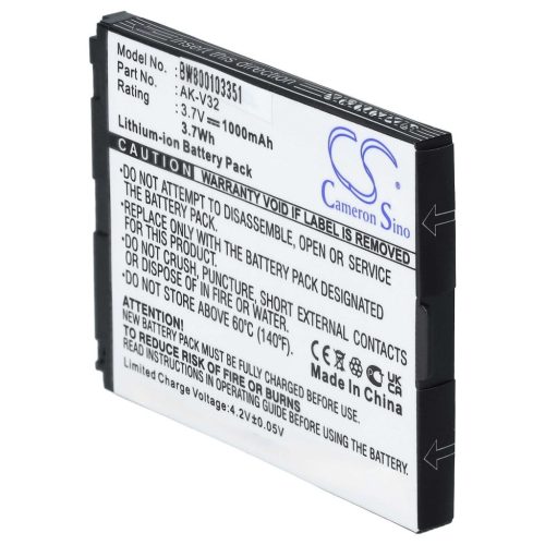 VHBW Mobile Phone Battery Emporia AK-V32 - 1000 mAh 3.7 V Li-Ion - Smartphone Battery