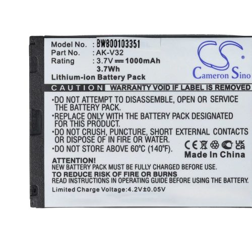 VHBW Mobile Phone Battery Emporia AK-V32 - 1000 mAh 3.7 V Li-Ion - Smartphone Battery