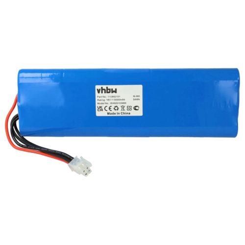 VHBW Elektrolux 2192110-02 akkumulátor - 3000mAh, 18V, NiMH