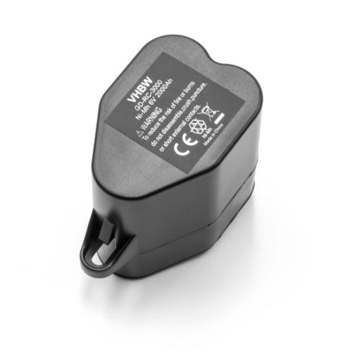 VHBW Battery for 2.891-029.0 - 2000mAh, 6V, NiMH