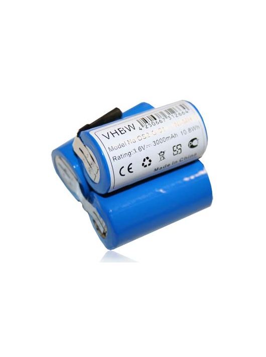 Elem AEG 900055102, 520103 típusokhoz - 3000 mAh, 3,6 V, NiMH