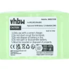 VHBW Radio Akku Icom BP-82, BP-85, BP-84, BP-83 - 600 mAh 7,2 V NiMH