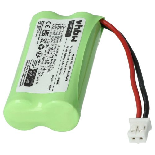 VHBW Vezetékes telefon akkumulátor 55AAAHR2BMX, 220382C1, 220436C1, 41AAAH2BMX - 700 mAh 2,4 V NiMH