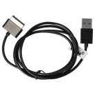 VHBW 1x USB Datenkabel Tablet - 2 in 1 Ladekabel für normale USB Tablets 100 cm schwarz