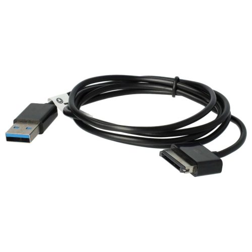 VHBW 1x USB Datenkabel Tablet - 2 in 1 Ladekabel für normale USB Tablets 100 cm schwarz
