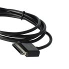 VHBW 1x USB Datenkabel Tablet - 2 in 1 Ladekabel für normale USB Tablets 100 cm schwarz