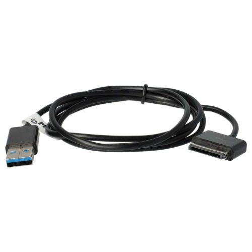 VHBW 1x USB Datenkabel Tablet - 2 in 1 Ladekabel für normale USB Tablets 100 cm schwarz