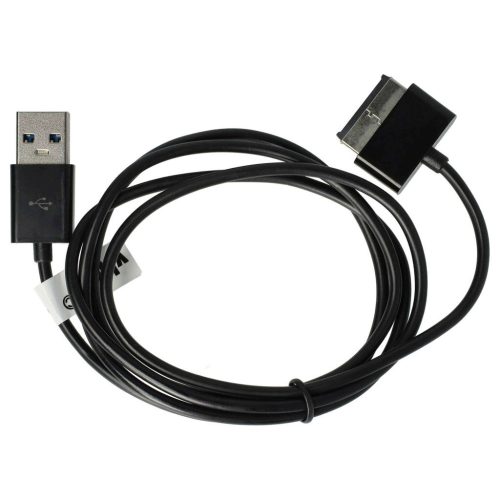 VHBW 1x USB Datenkabel Tablet - 2 in 1 Ladekabel für normale USB Tablets 100 cm schwarz