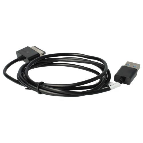 VHBW 1x USB Datenkabel Tablet - 2 in 1 Ladekabel für normale USB Tablets 100 cm schwarz