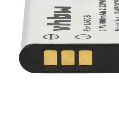 VHBW Panasonic VW-VBX090, VW-VBX090E akkumulátor - 600 mAh, 3,6 V, Li-Ion