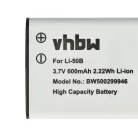 VHBW Panasonic VW-VBX090, VW-VBX090E akkumulátor - 600 mAh, 3,6 V, Li-Ion