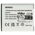 VHBW Panasonic VW-VBX090, VW-VBX090E akkumulátor - 600 mAh, 3,6 V, Li-Ion