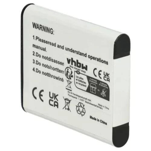 VHBW Panasonic VW-VBX090, VW-VBX090E akkumulátor - 600 mAh, 3,6 V, Li-Ion