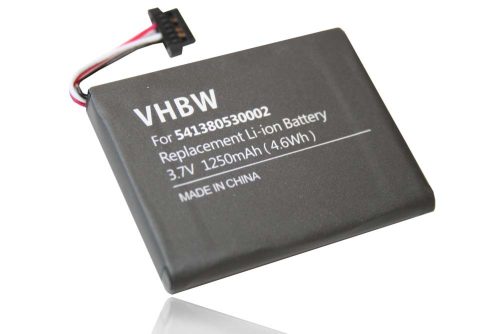 VHBW GPS Akku E4MT081202B22 - 1250 mAh 3,7 V Li-Ion