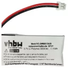 VHBW Hundetrainer Akku Dogtra BP37F, BP37R - 300 mAh 3,7 V Li-Polymer
