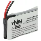 VHBW Hundetrainer Akku Dogtra BP37F, BP37R - 300 mAh 3,7 V Li-Polymer