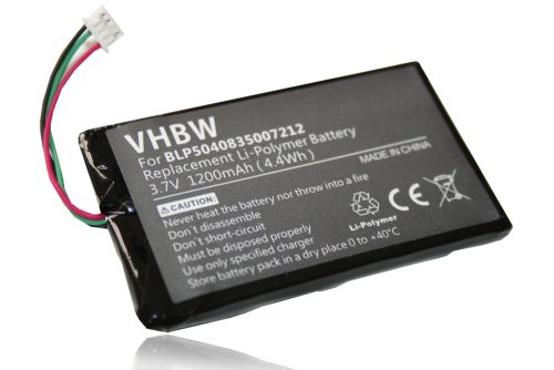 VHBW GPS Akku BLP5040835007212 - 1200 mAh 3,7 V Li-Polymer