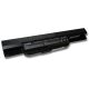 Notebook akkumulátor  Asus A31-K53, 07G016H31875M, 0B20-00X50AS - 4400 mAh 11,1 V Li-Ion, fekete