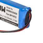 VHBW Handheld Transmitter Battery AAE562438P6H, BP74T2, AE602048P6H - 500 mAh 7.4 V Li-polymer